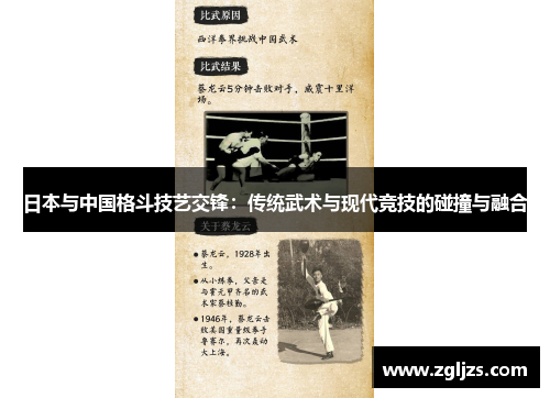 日本与中国格斗技艺交锋：传统武术与现代竞技的碰撞与融合