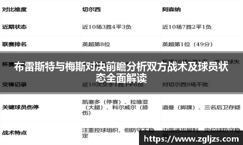 布雷斯特与梅斯对决前瞻分析双方战术及球员状态全面解读